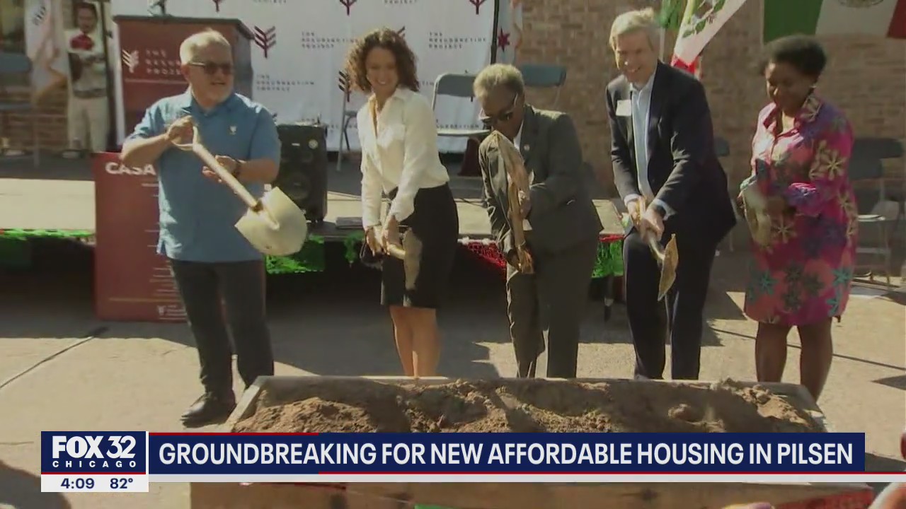 Groundbreaking for new, affordable housing in Pilsen