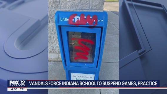 Vandals force Indiana school to suspend games, practices