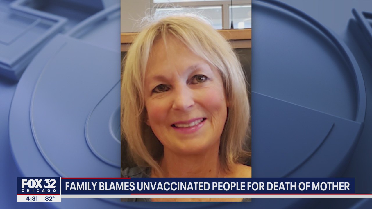 Family blames unvaccinated people for death of mother