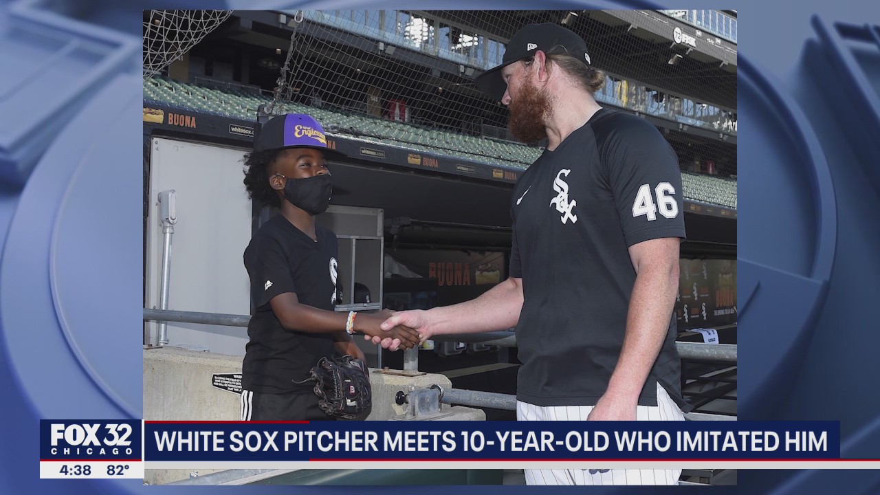 10-year-old White Sox fan goes viral for Craig Kimbrel imitation, gets to meet the pitcher