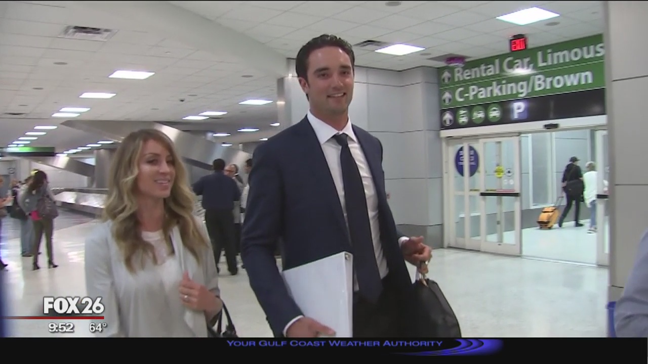 Brock Osweiler arrives in Houston
