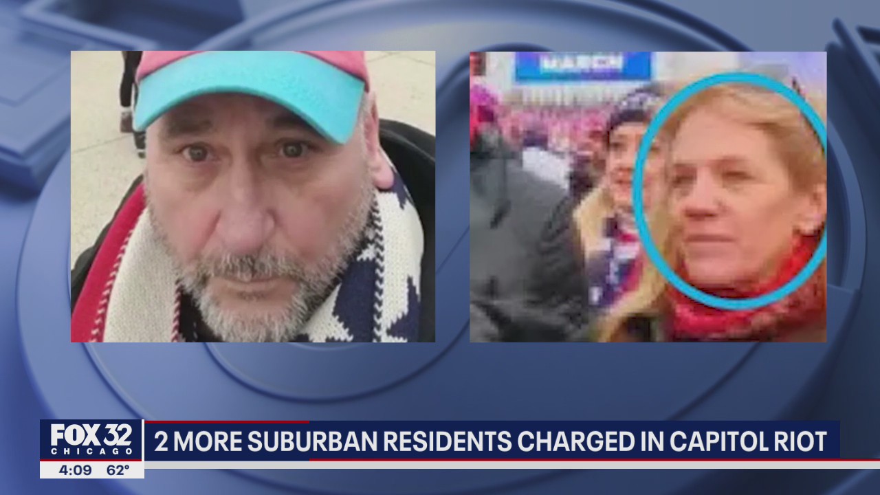 2 more suburban residents charged in Capitol riot