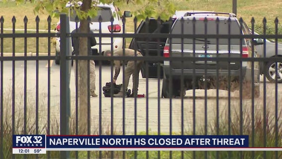 Naperville North High School closed after bomb threat