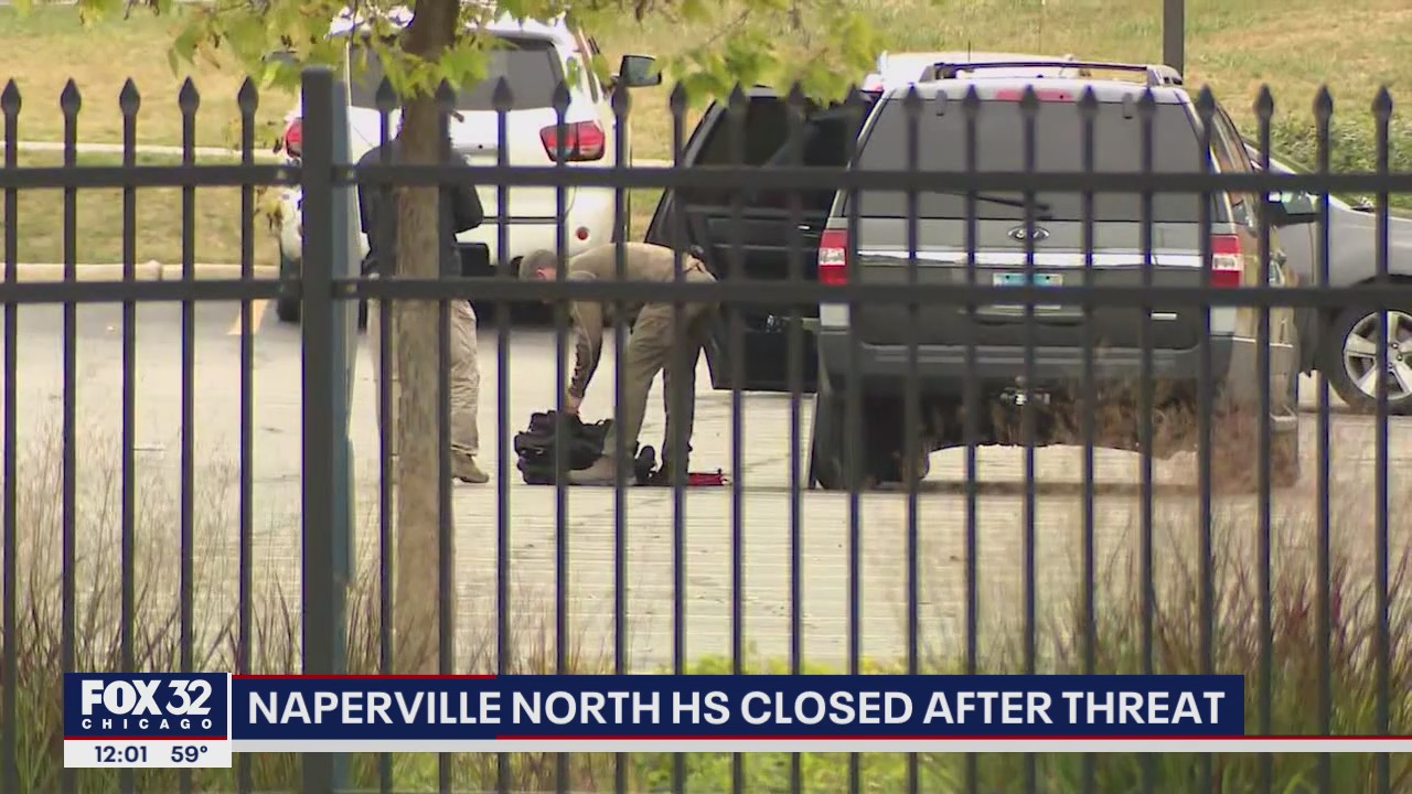 Naperville North High School closed after bomb threat