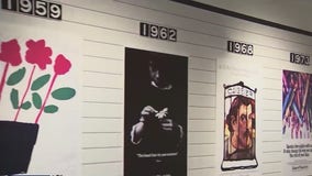 NYC subway posters exhibit at SVA gallery