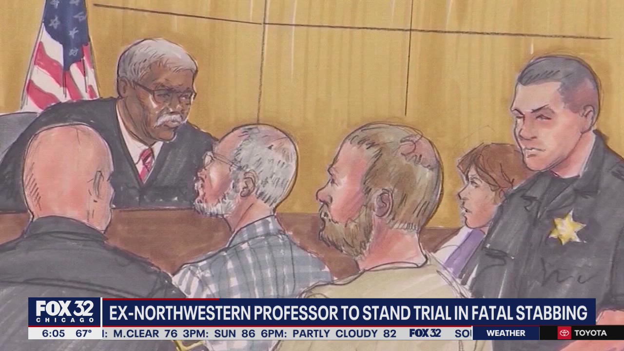 Former Northwestern professor to stand trial Monday in fatal stabbing
