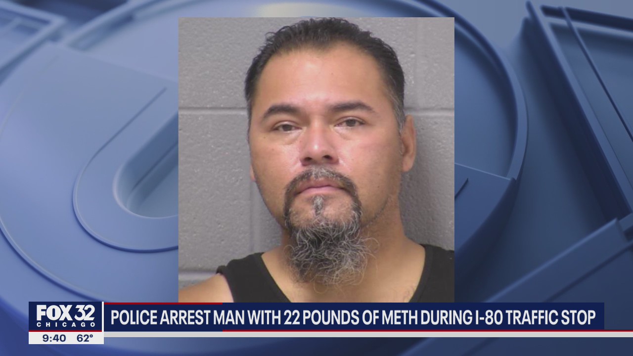 Police arrest man with meth during I-80 traffic stop