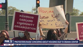 Protesters raise concerns about housing due to Obama Presidential Center