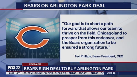 Bears make it official, sign deal to buy Arlington Park