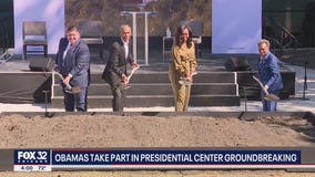 Obamas break ground on Chicago Presidential Center after 5-year delay