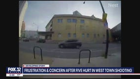 Video shows vehicle speeding before terrifying shootout in West Town