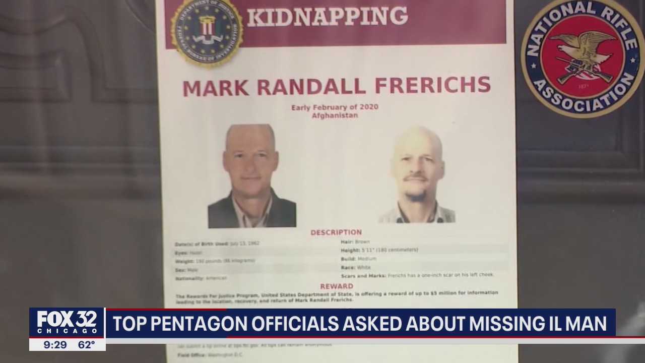 Top Pentagon officials asked about missing Illinois man