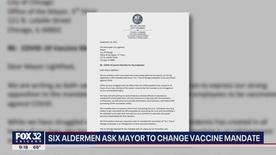 6 aldermen ask Lightfoot to change vaccine mandate
