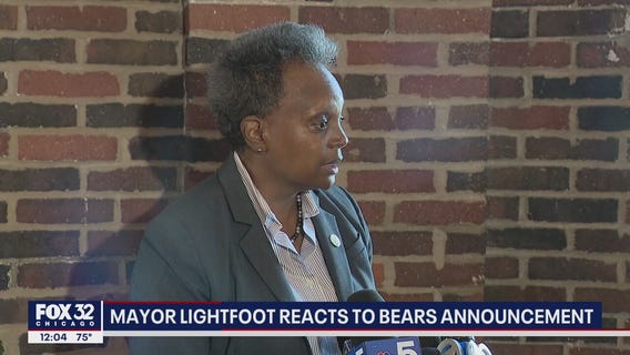 Lightfoot reacts to Bears bid to purchase Arlington International Racecourse