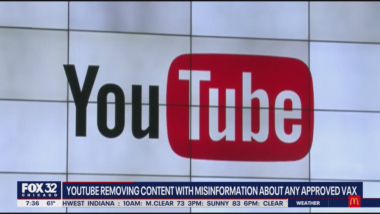 YouTube cracks down on content with misinformation on approved vaccines