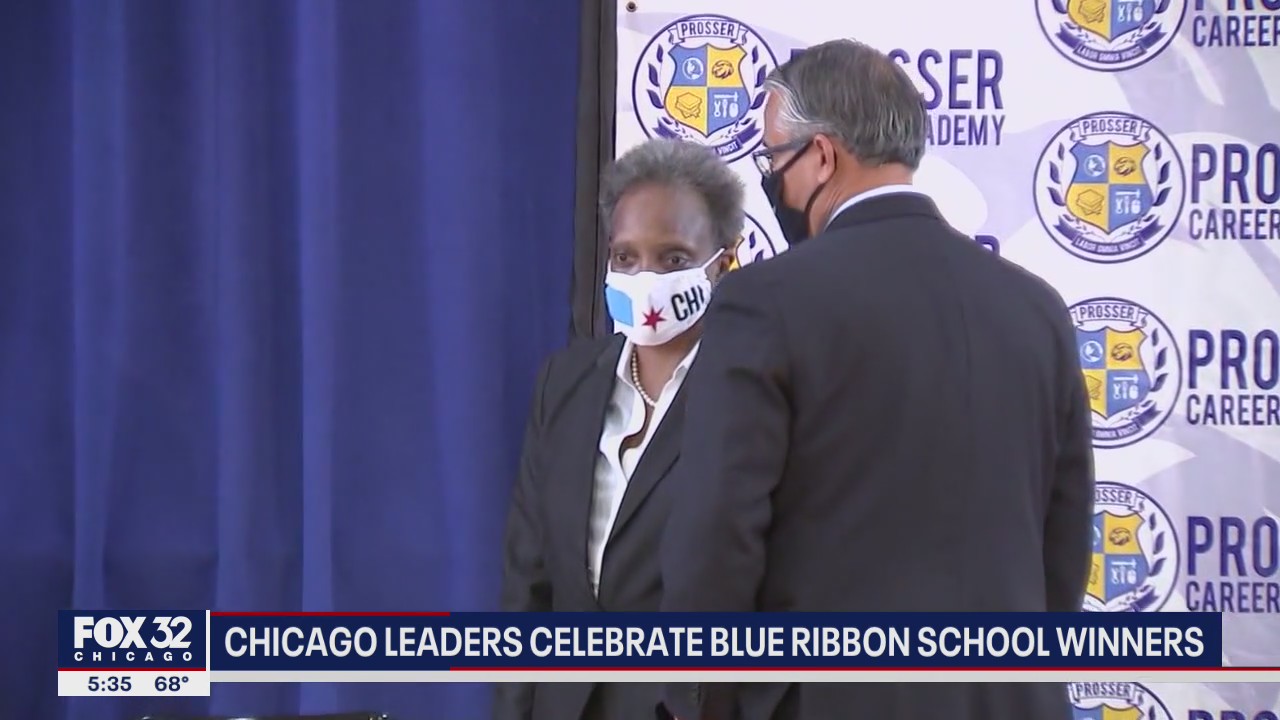 Chicago leaders celebrate Blue Ribbon school winners