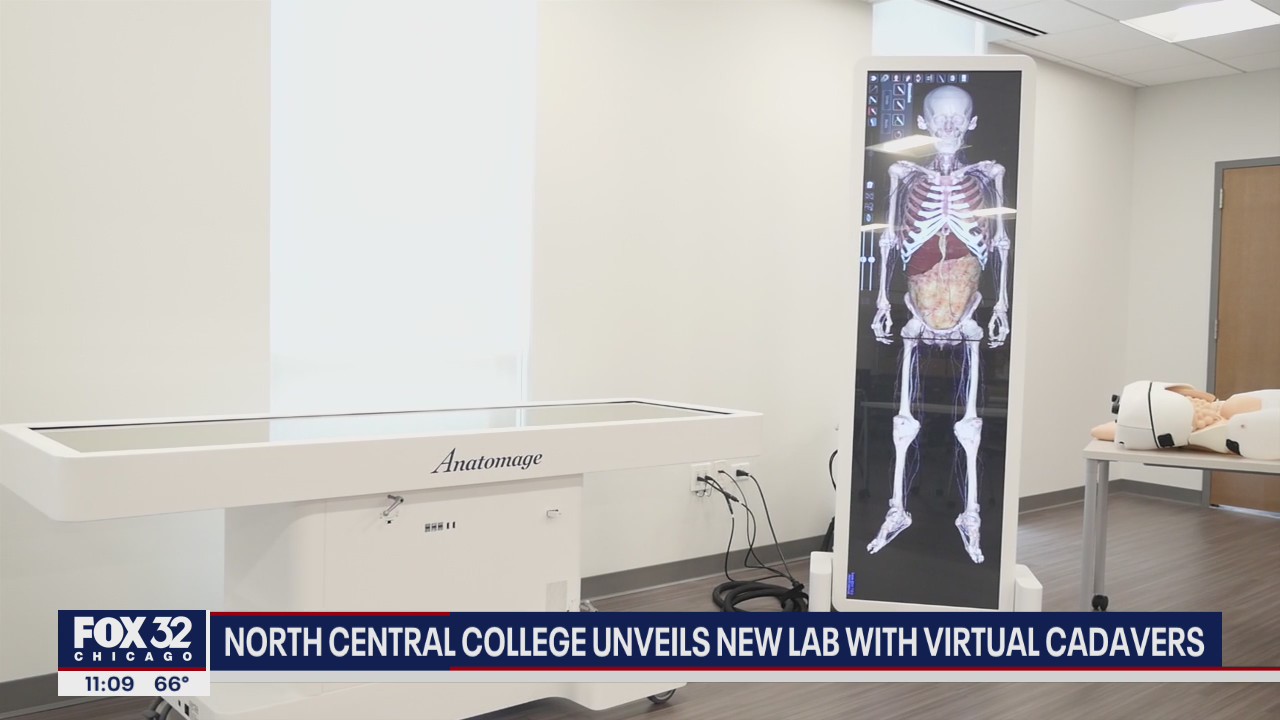 Naperville college unveils new lab with virtual cadavers