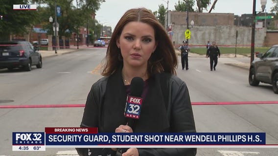 Student, security guard reportedly shot outside Chicago high school