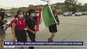 Sitting, kneeling Marist students accused of racism