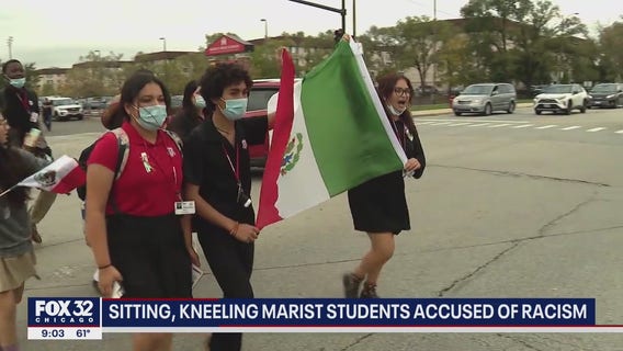 Sitting, kneeling Marist students accused of racism