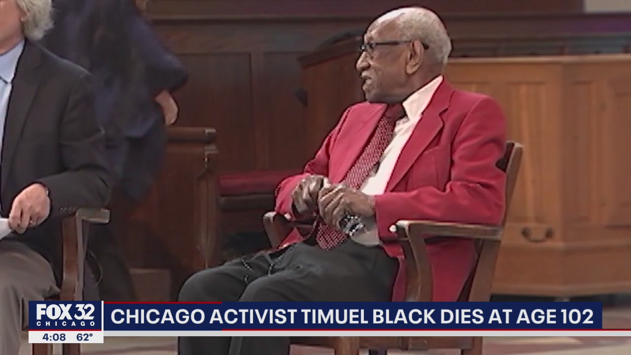 Chicago activist Timuel Black dies at 102