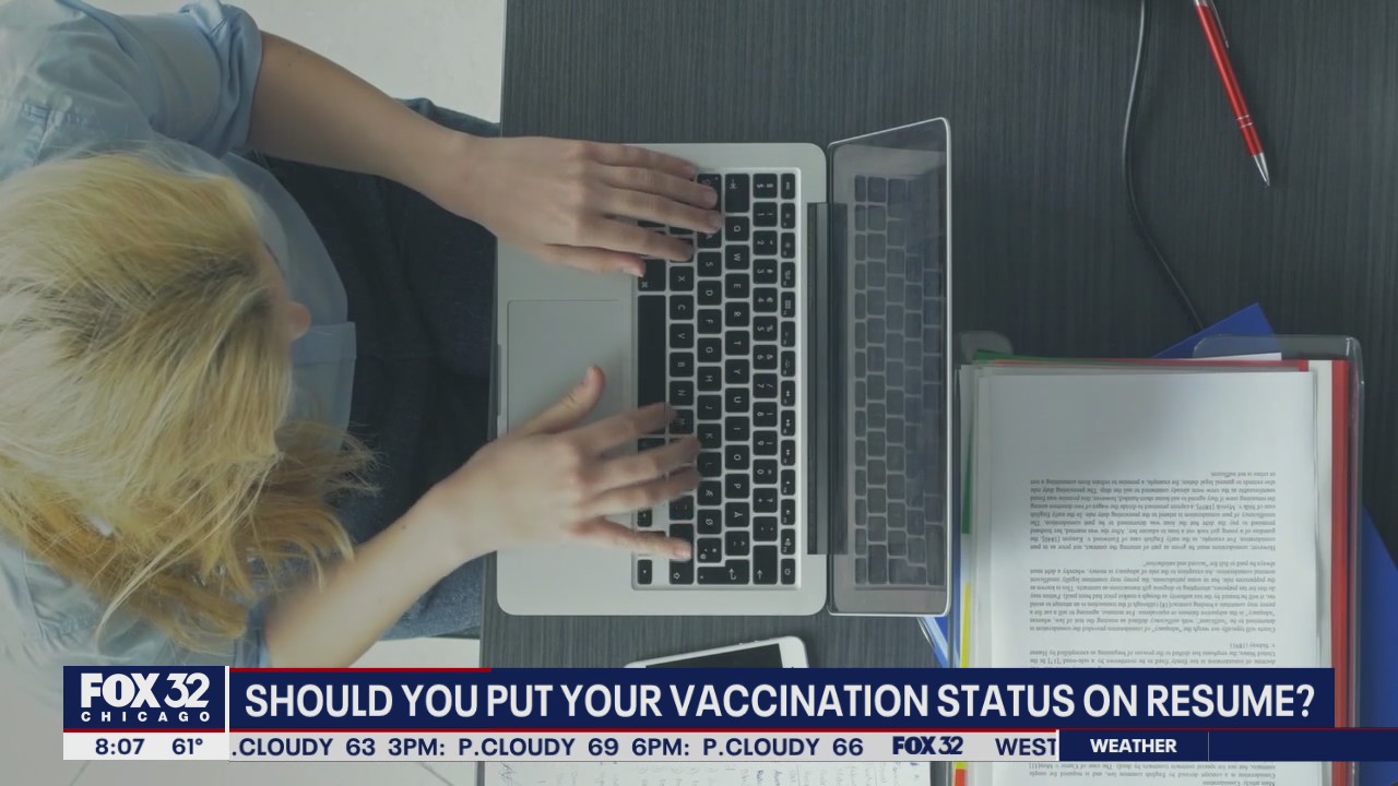Should you put your vaccination status on your resume?