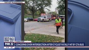 Concerns over intersection after cyclist hit by CTA bus