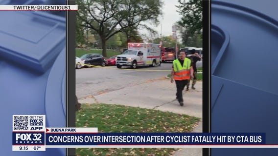 Concerns over intersection after cyclist hit by CTA bus