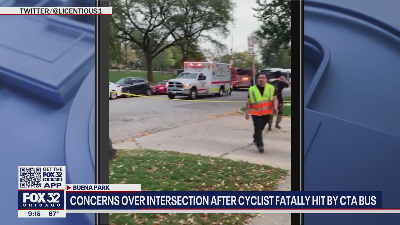 Concerns over intersection after cyclist hit by CTA bus