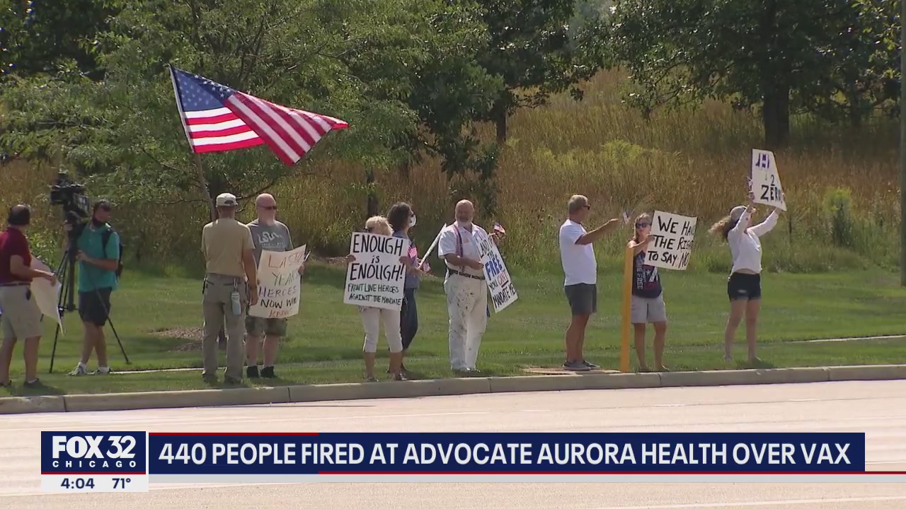 440 workers fired at Advocate Aurora Health over vaccine mandate