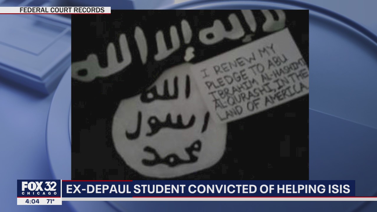 Former DePaul student convicted of helping ISIS
