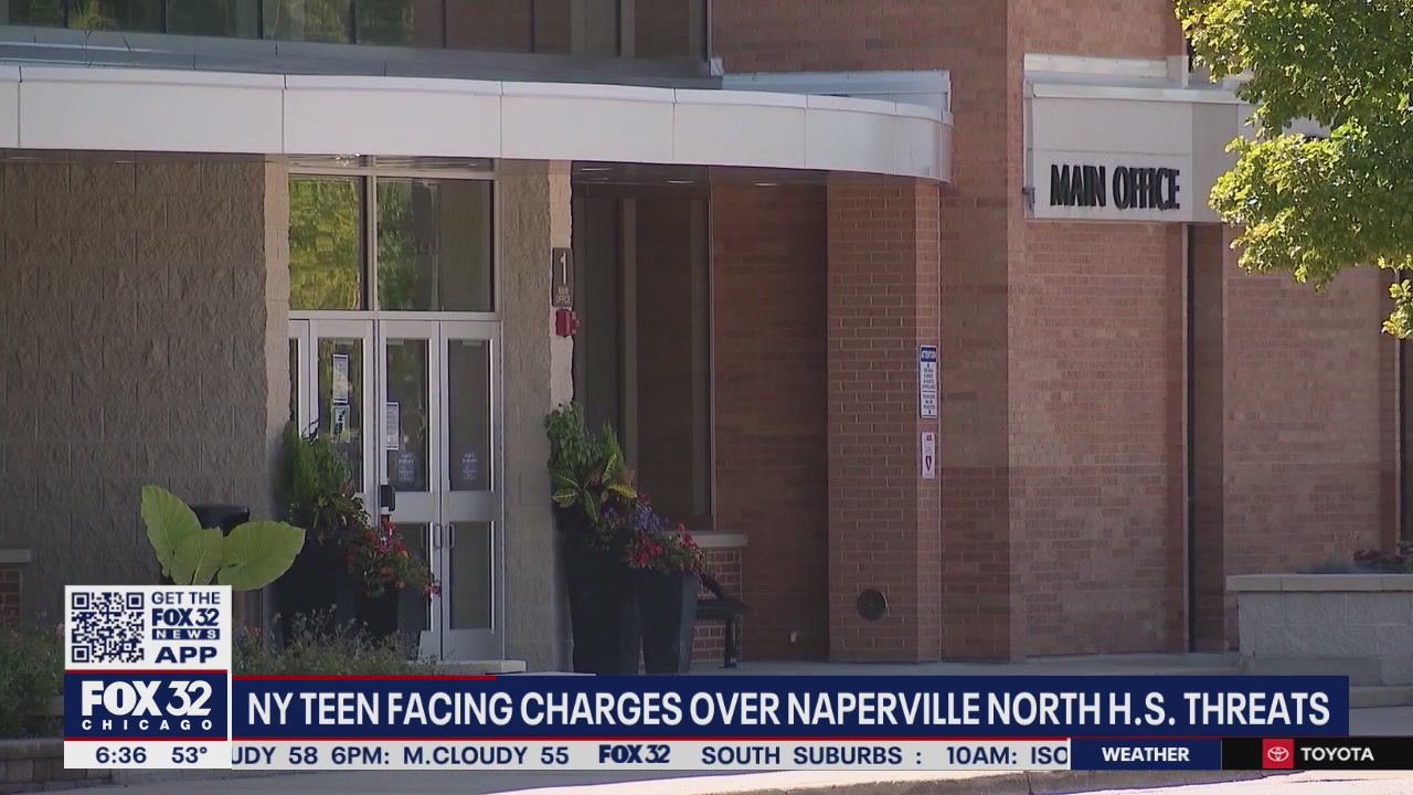 New York teen charged over threats to Naperville North High School