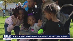 Parade and celebration for WNBA champs Chicago Sky