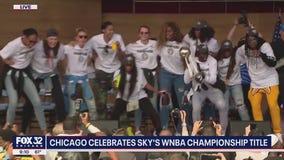 Chicago celebrates Sky's WNBA championship title