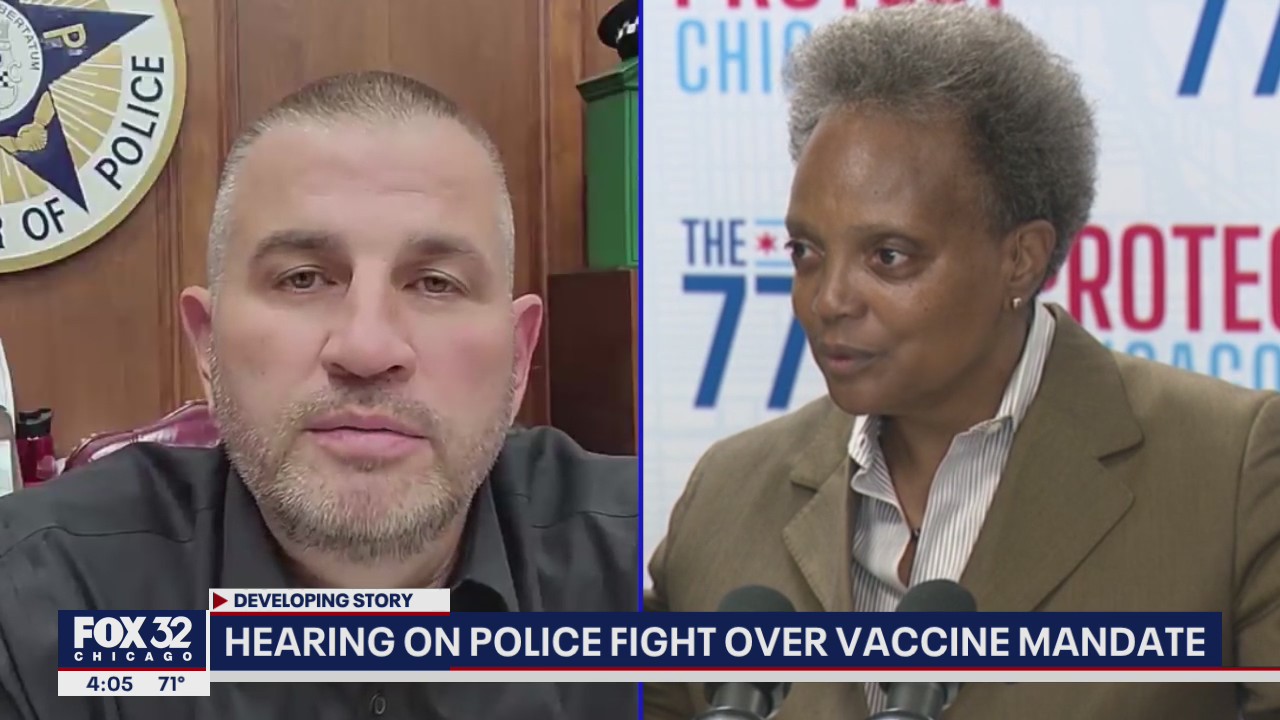 Judge denies Chicago police union's effort to recuse her from vaccine mandate case