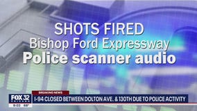 Shots fired at Dolton police on I-94