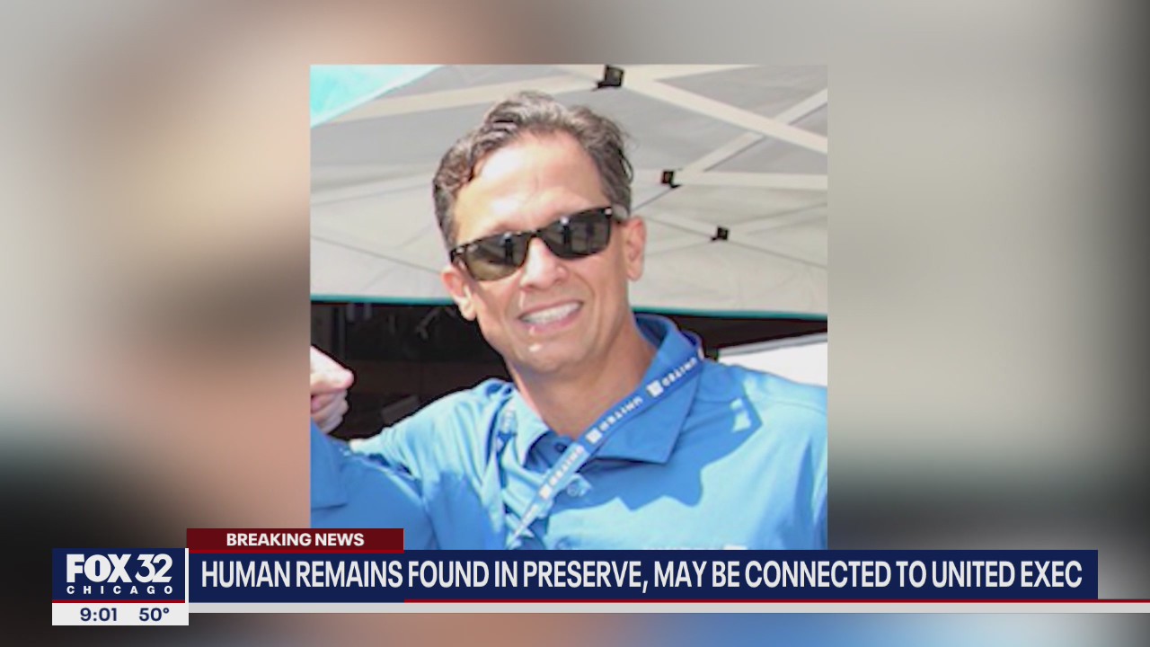 Human remains found in forest preserve may be connected to missing United executive