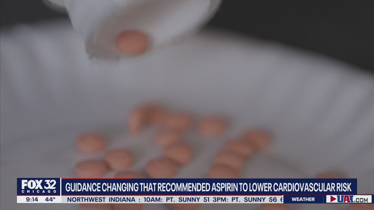 Guidance shifting around 'aspirin a day' for heart attack prevention
