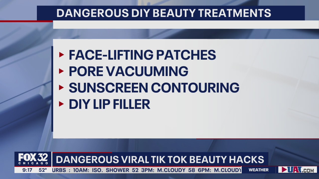 Steer clear of these dangerous Tik Tok beauty 'hacks'