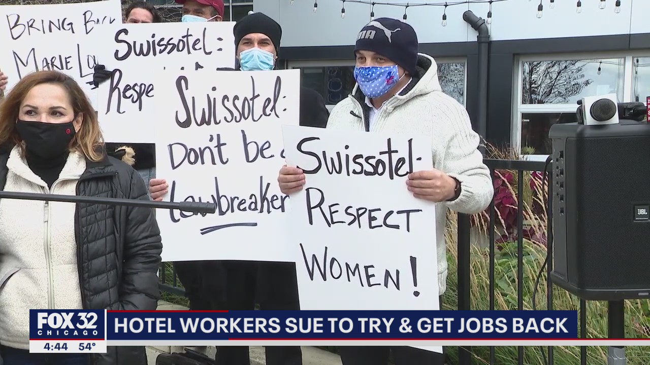 Chicago Swissotel workers sue to try to get jobs back