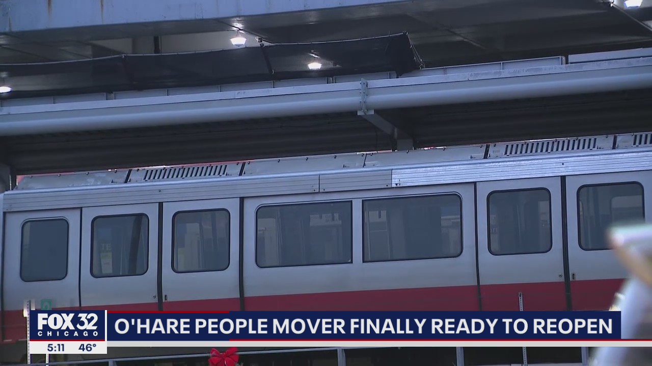 O'Hare 'people mover' finally ready to reopen