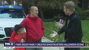 Park Ridge family creates 'Ghostbusters' Halloween scene