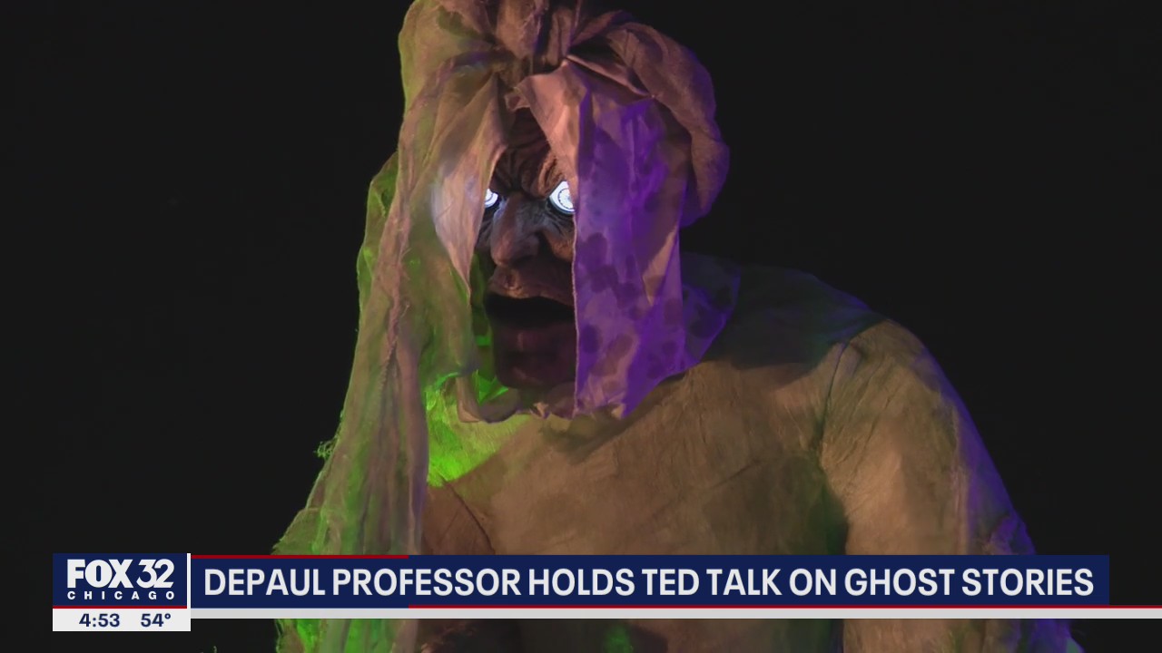 DePaul professor holds TED talk on ghost stories