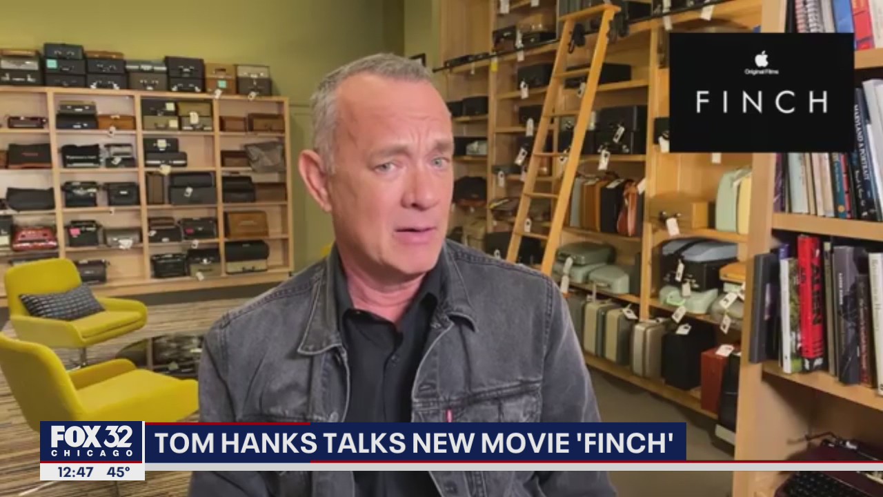 Tom Hanks talks starring opposite dog in new film 'Finch'