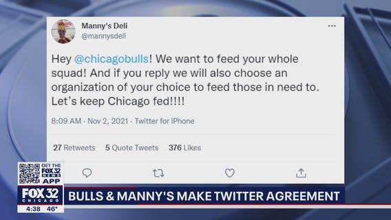 Chicago Bulls, Manny's Deli make Twitter agreement