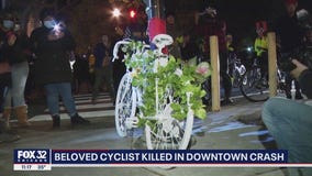 Vigil held for beloved Chicago cyclist killed in crash