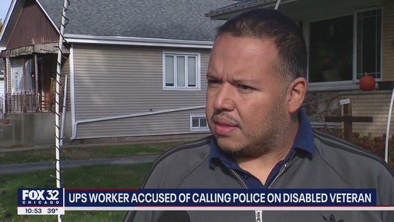 Suburban UPS worker accused of calling police on disabled veteran