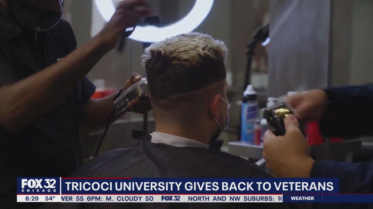 Tricoci University offers free haircuts to veterans year-round