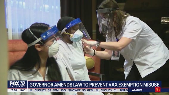 Gov. Pritzker amends law to prevent misuse of vaccine exemptions