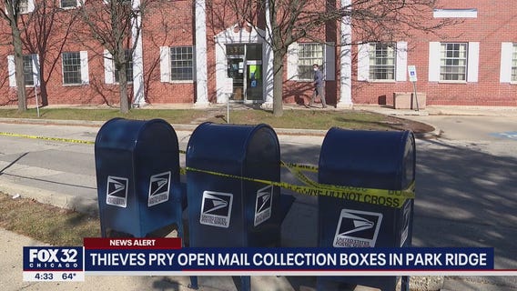 Thieves pry open mail collection boxes in Chicago suburbs
